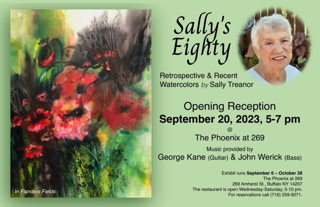 invitation for 80th birthday exhibit retrospective